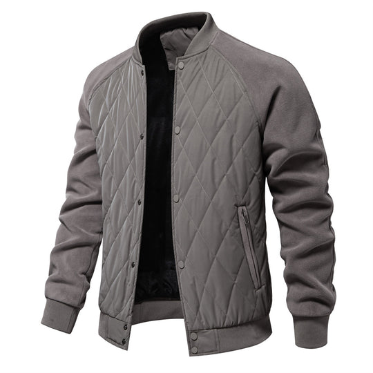 Herren Steppjacke mit modernem Design und praktischen Taschen EB