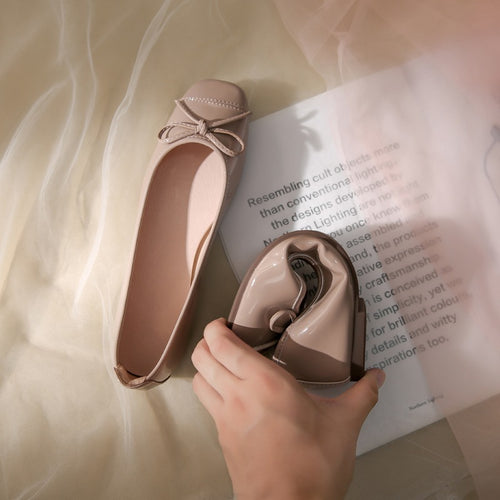 Damen Ballerinas mit elegantem Schleifen-Design und komfortablem Fußbett EB
