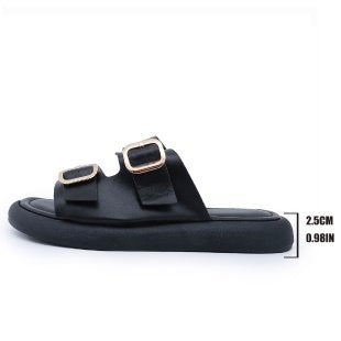 Damen Komfortable Slides mit verstellbaren Schnallen EB