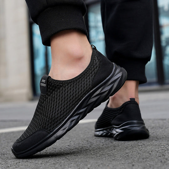 Damen Atmungsaktive Slip-On Sneakers mit flexibler Sohle EB 1774575918