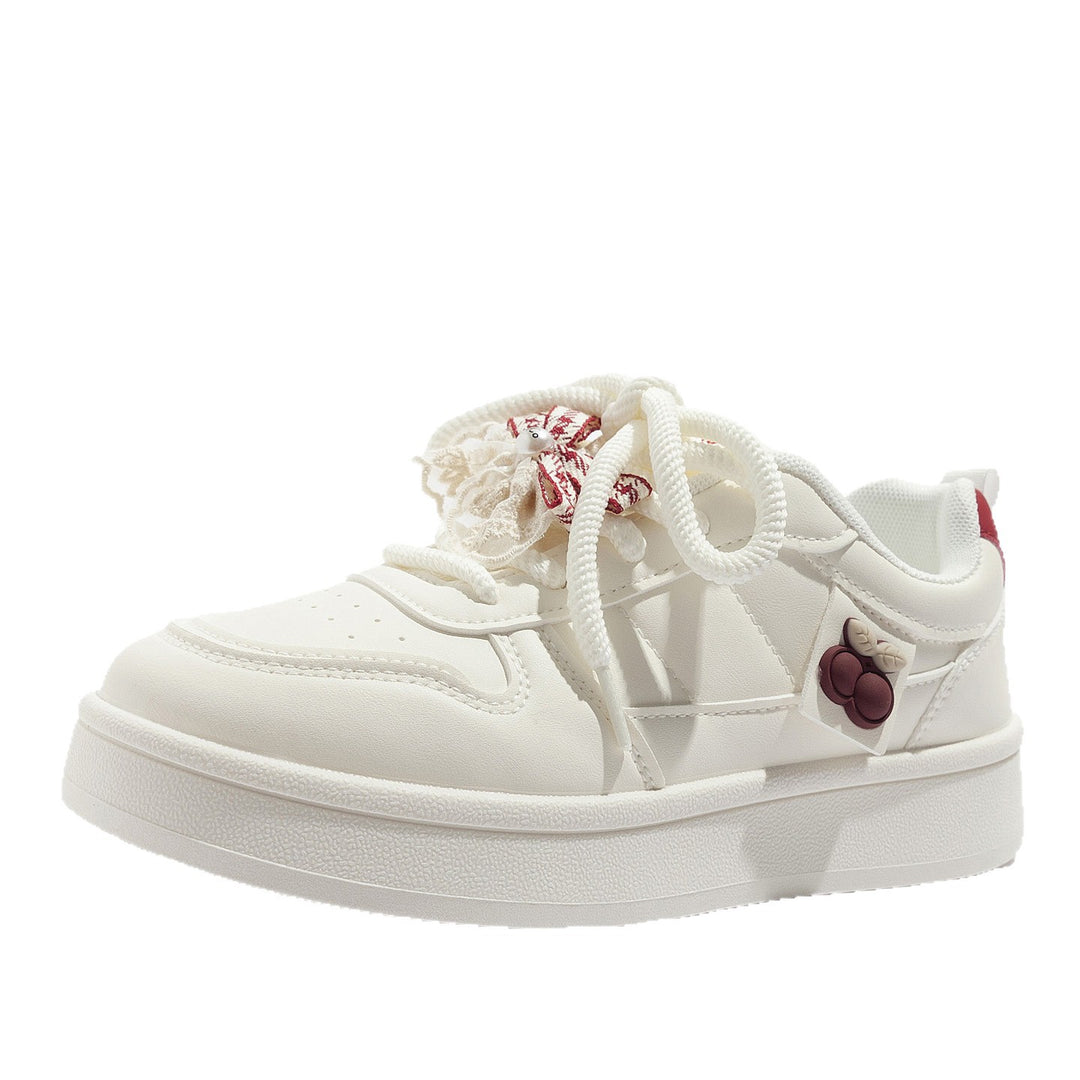Damen Sneaker mit verspieltem Kirschmotiv und weichem Innenfutter EB