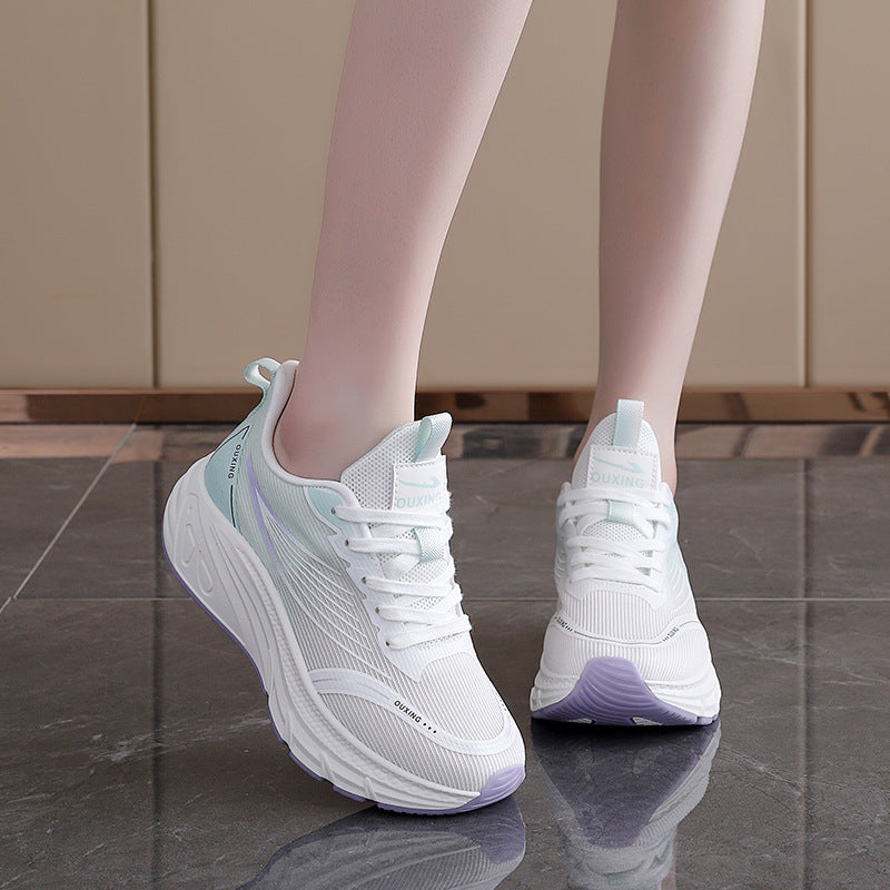 Damen Lauf- und Freizeitschuhe mit atmungsaktiver Oberseite und dämpfender Sohle EB