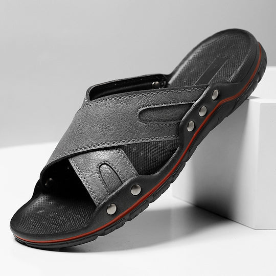 Herren Komfortable Freizeitsandalen mit rutschfester Sohle EB