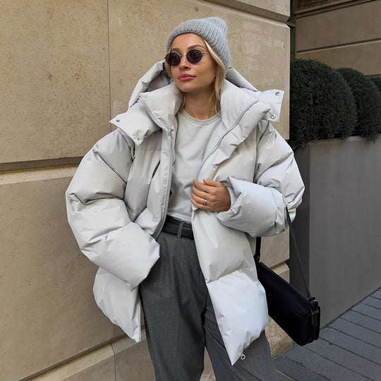Damen Übergroße Daunenjacke EB