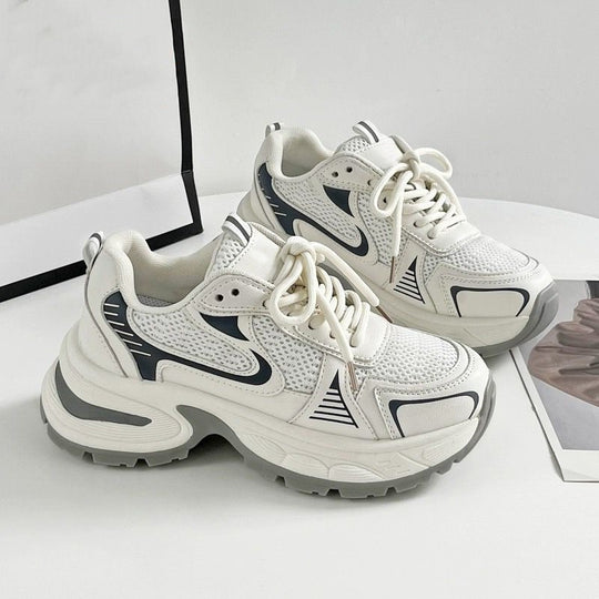 Damen Sportliche und modische Sneakers mit atmungsaktive Elemente EB