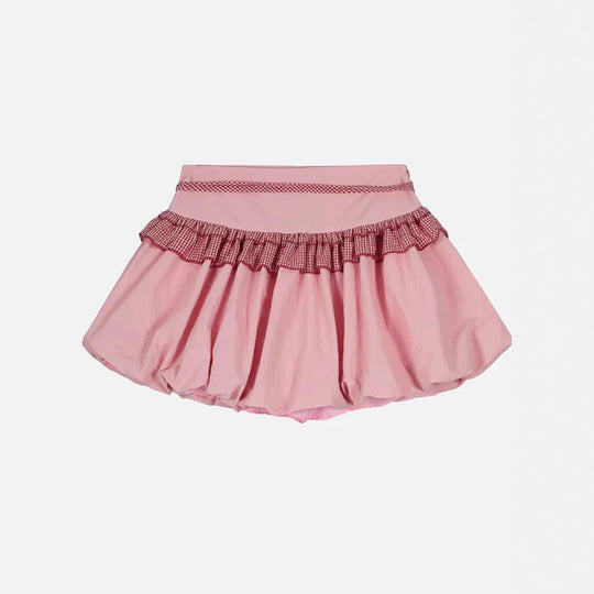 Damen Rüschenrock mit hoher Taille und verspielten Details EB
