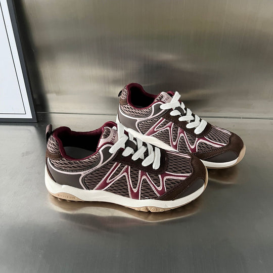 Damen Sportliche Lauf-Sneaker mit flexiblem Mesh und rutschfester Sohle EB