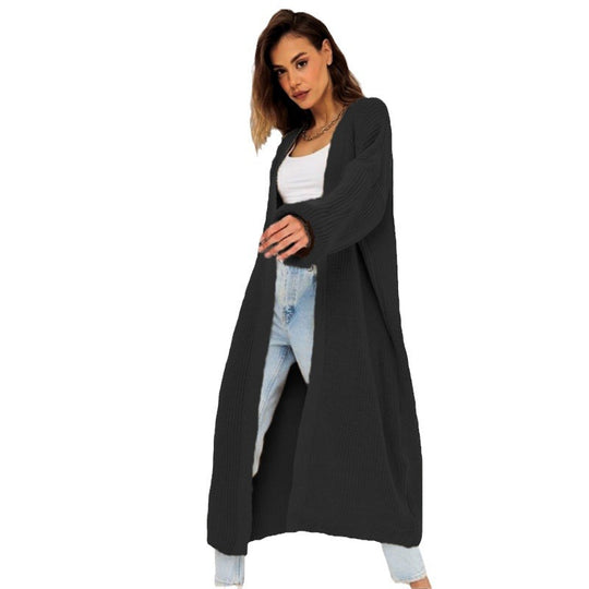 Damen Grobstrick-Cardigan mit offenem Schnitt und lässiger Eleganz EB