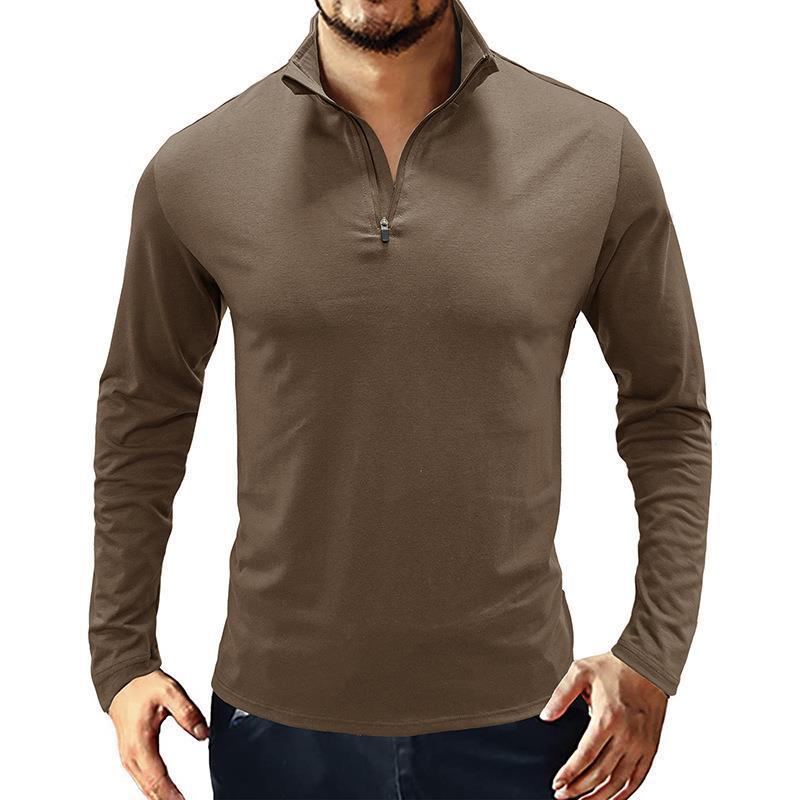 Herren Stehkragen Pullover EB