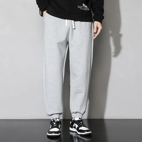 Herren lässige Sweatpants mit elastischem Bund und seitlichen Taschen EB
