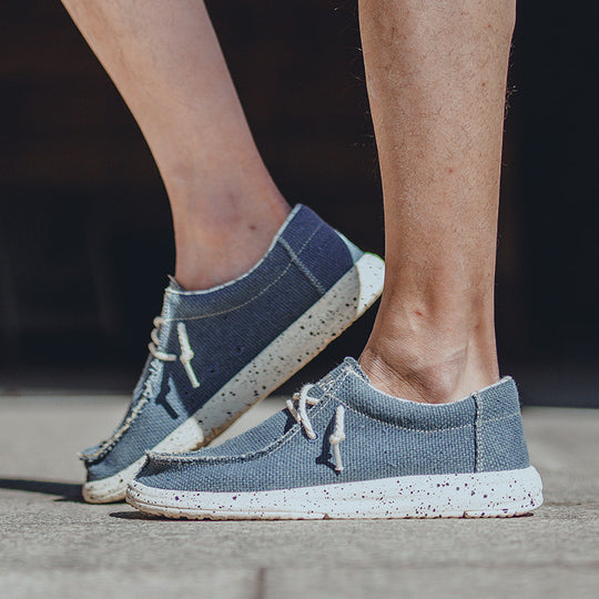Damen bequeme und atmungsaktive Freizeitschuhe mit flexibler Sohle EB