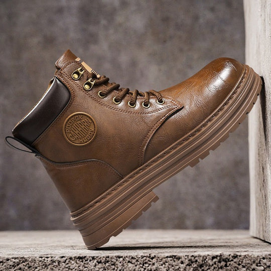 Damen Robuste Schnürstiefel mit verstärktem Knöchel und rutschfester Sohle EB