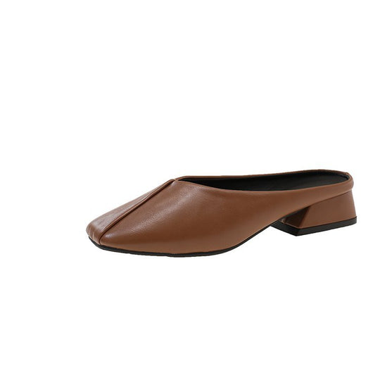 Damen elegante Mules mit modernem spitz zulaufendem Design EB