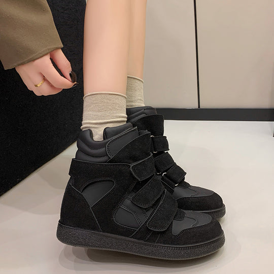 Damen Hochwertige Sneaker mit verstellbarem Klettverschluss und dämpfender Innensohle EB