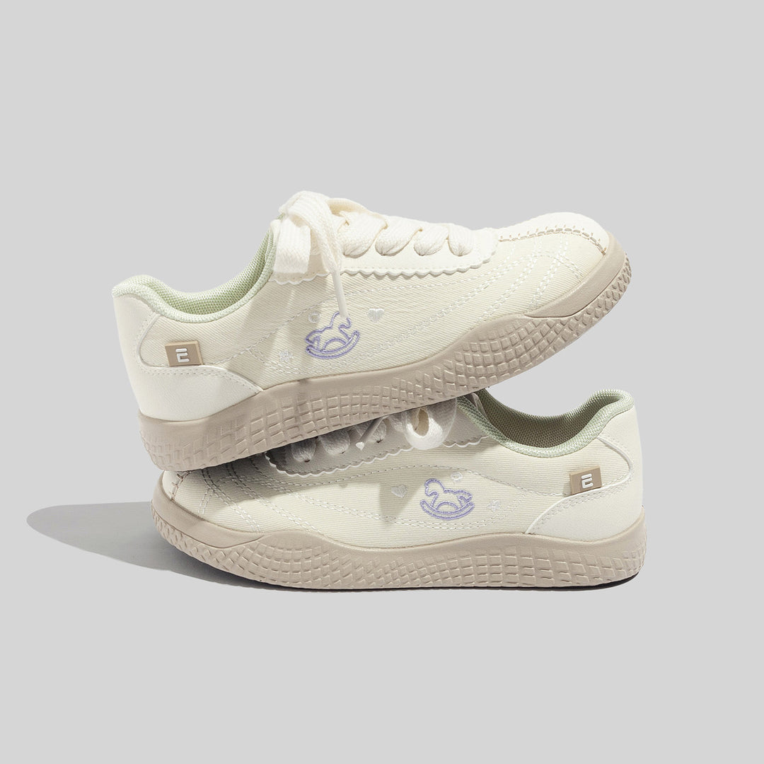 Damen Modische Sneakers mit verspieltem Entenmotiv und komfortabler Dämpfung EB