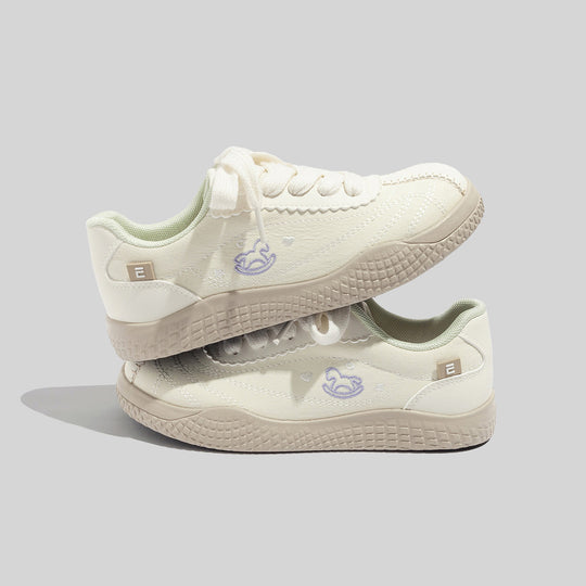 Damen Modische Sneakers mit verspieltem Entenmotiv und komfortabler Dämpfung EB
