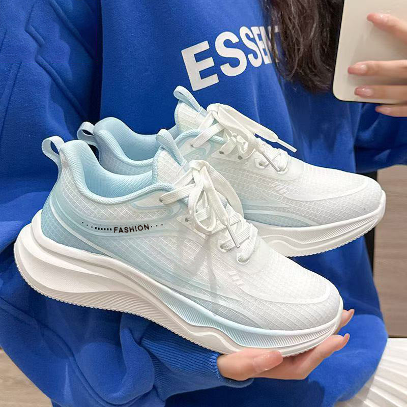 Damen Sportliche Sneakers mit atmungsaktivem Mesh-Obermaterial und ergonomischer Dämpfung EB