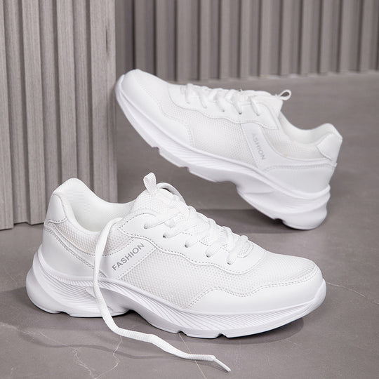 Damen Komfortable Sneakers mit atmungsaktivem Obermaterial und dämpfender Sohle EB
