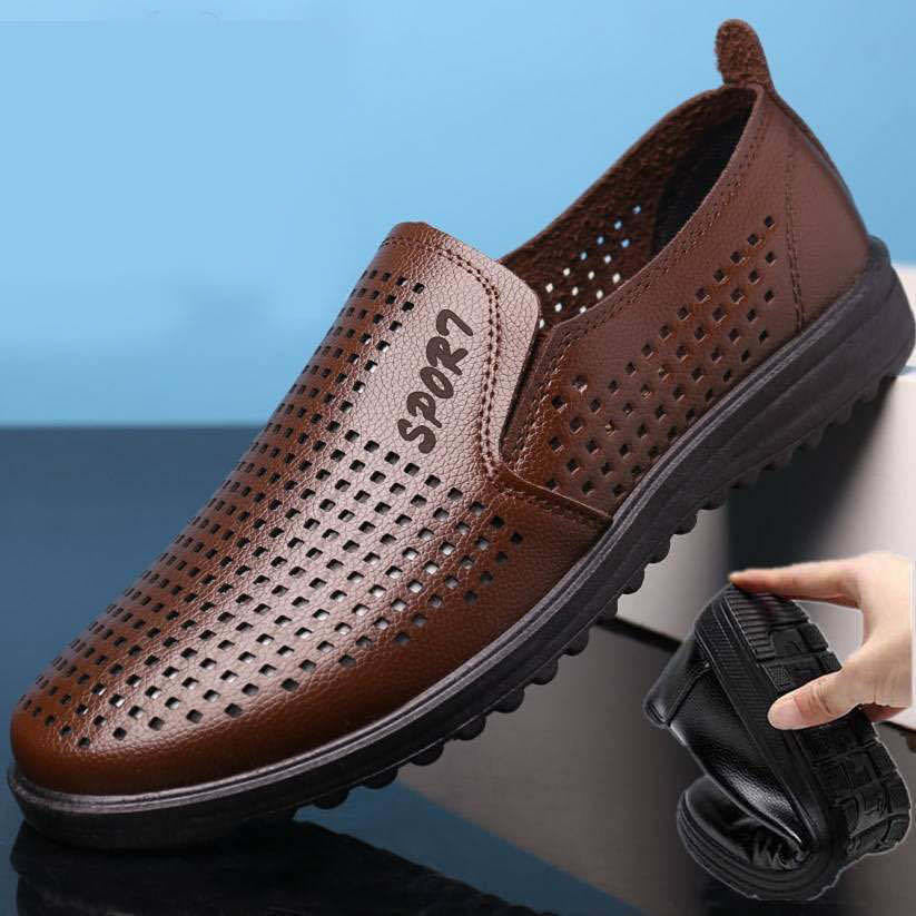 Herren Atmungsaktive Slip-On Freizeitschuhe EB
