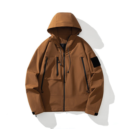 Herren technische Multifunktionsjacke mit praktischen Taschen EB
