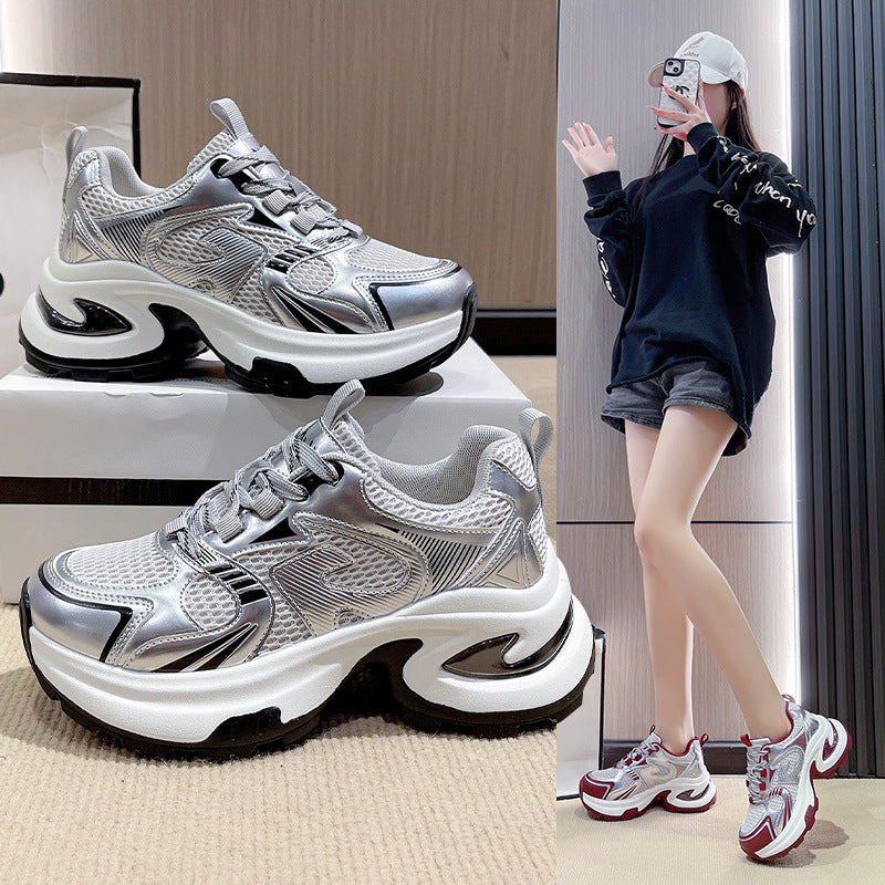 Damen Sportliche Sneaker mit atmungsaktiver Optimierung und modischem Design EB
