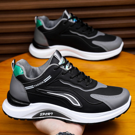 Herren Sportliche Komfort-Sneaker mit dämpfender Laufsohle und atmungsaktivem Mesh-Obermaterial EB