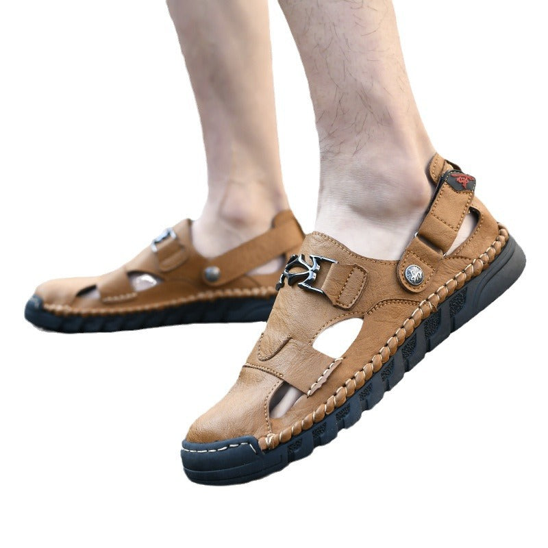 Herren Atmungsaktive Sandalen mit praktischem Klettverschluss EB