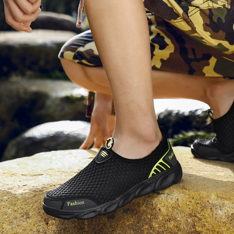 Damen Sportliche Mesh-Schuhe mit flexibler Sohle und atmungsaktiver Oberflächenstruktur EB