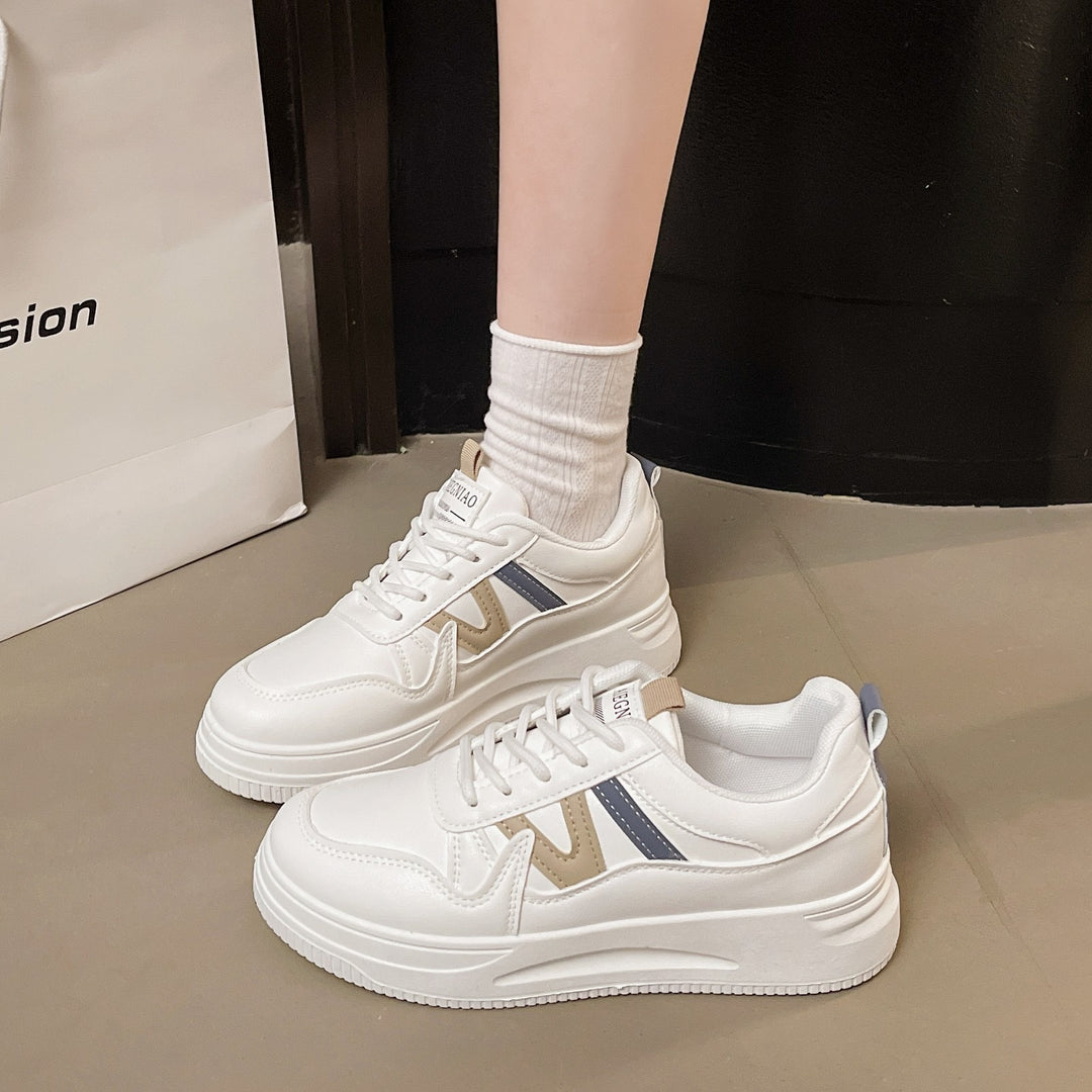 Damen Hohe Plattform-Sneaker mit orthopädischer Dämpfung und stylischem Design EB