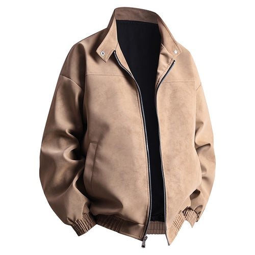 Herren modische Übergangsjacke im lässigen Stil mit praktischen Taschen EB