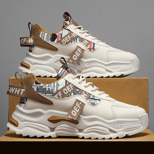 Damen modische Sneaker mit einzigartigem grafischen Design und dämpfender Sohle EB
