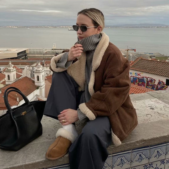 EB | Warm und Fluffiger Vintage Coat