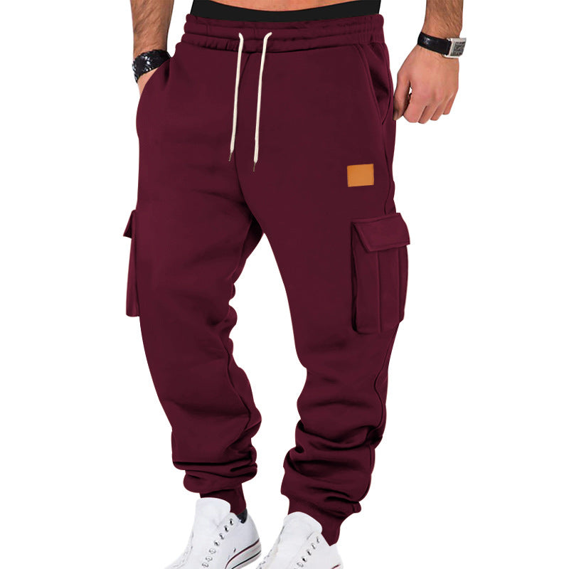 Herren Cargo-Sweatpants mit praktischen Seitentaschen und elastischem Bund EB