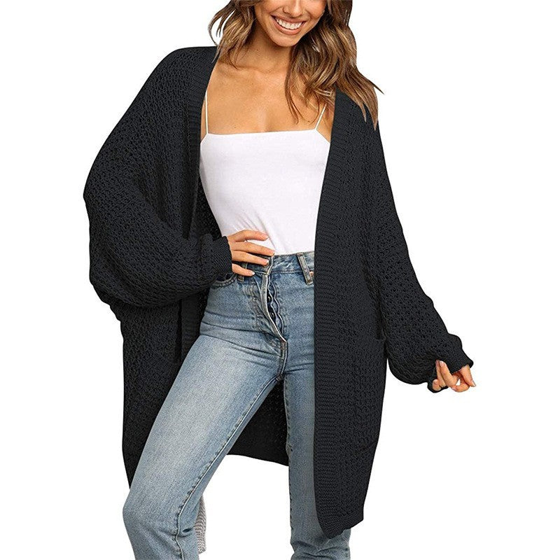 Damen lässiger Strickcardigan EB