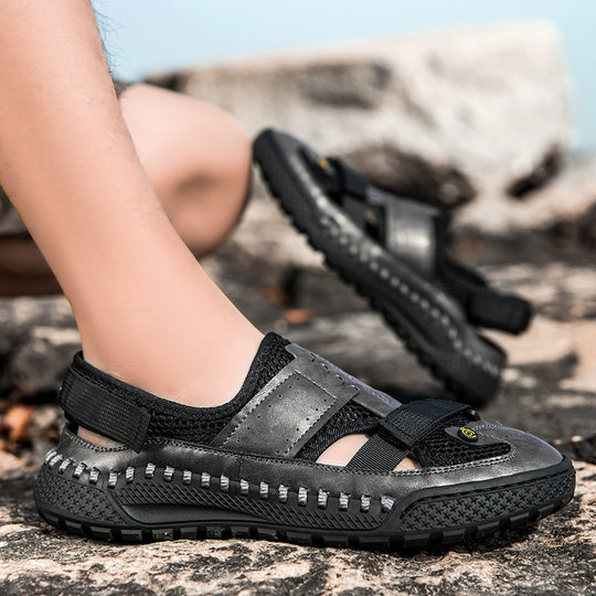 Damen Sportliche Aqua-Sandalen mit atmungsaktiver Obermaterialstruktur und rutschfester Sohle EB