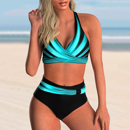 Damen Bikini-Set mit verspieltem Bindedetail EB