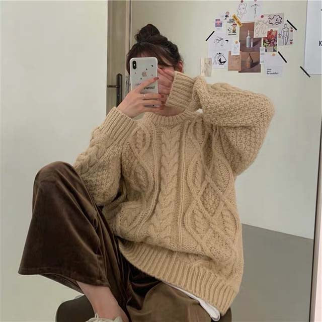 EB | Pullover Mit Zopfmuster Und Klassischem Look