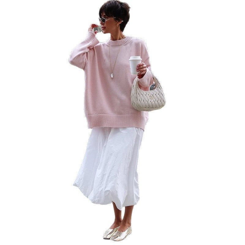 Damen Oversize-Strickpullover EB
