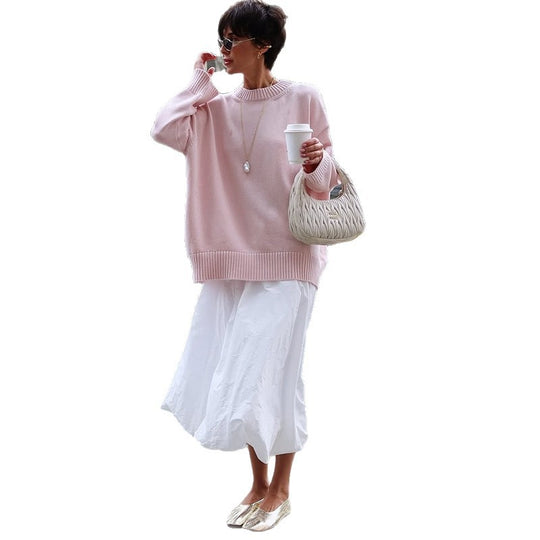 Damen Oversize-Strickpullover EB