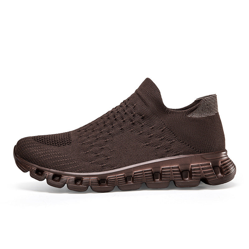 Damen Atmungsaktive Slip-On Sneakers mit dämpfender Sohle EB