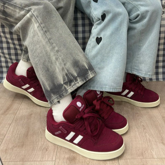 Damen Sneakers im urbanen Retro-Stil mit gepolsterter Innensohle und rutschfester Laufsohle EB