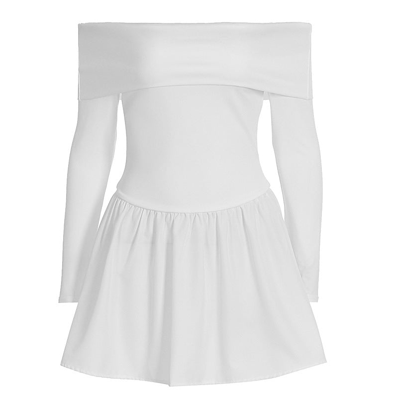 Damen Off-Shoulder Kleid EB