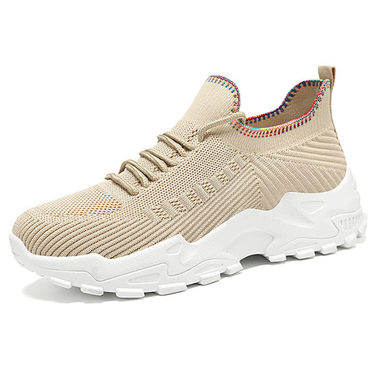 Damen Sportliche Knit Sneaker mit elastischem Fußbett EB