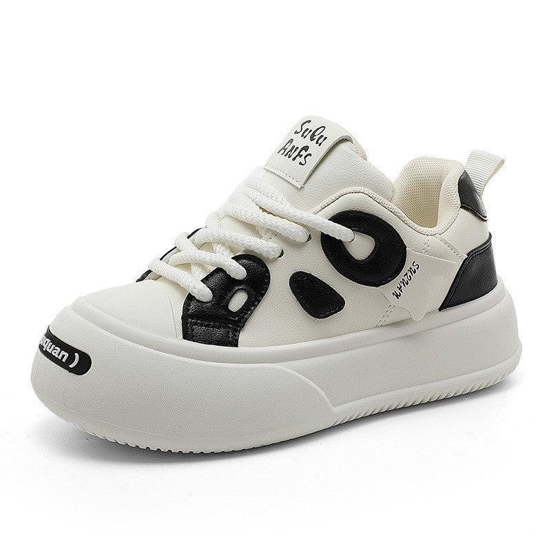 Damen modische Sneakers mit stylischem Farbkontrast und gepolsterter Laufsohle EB