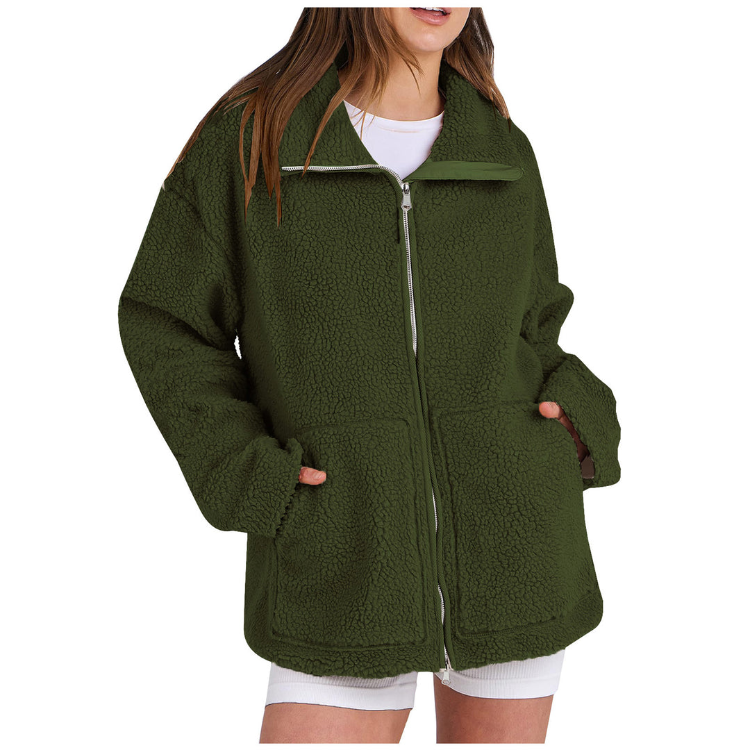 Damen Gemütlicher Fleece-Hoodie EB