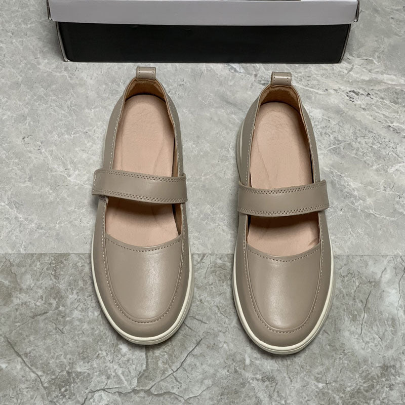 Damen Bequeme Slip-On Sneakers mit verstellbarem Riemen EB