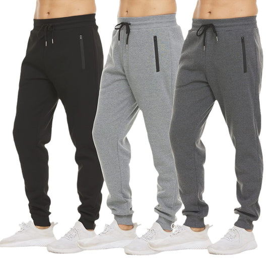 Damen nan tapered Jogginghose mit elastischem Komfortbund, wasserabweisender Reißverschlusstasche und geripptem Knöchelabschluss EB