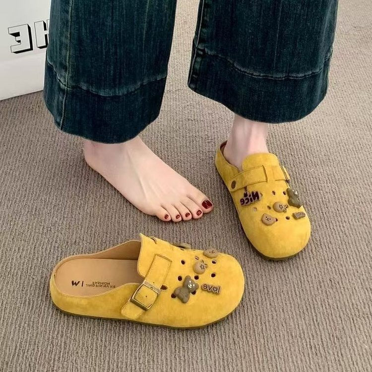 Damen Komfortable Clogs mit individuellen Verzierungen EB