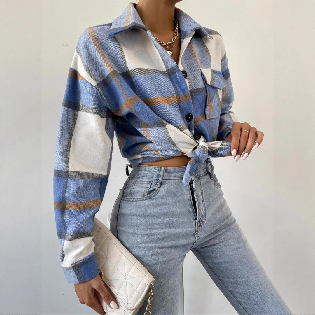 Damen Karierte Holzfällerjacke EB