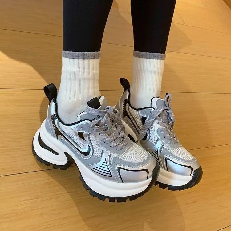 Damen Sportliche High-Top Sneakers mit dämpfendem Sohlenprofil EB